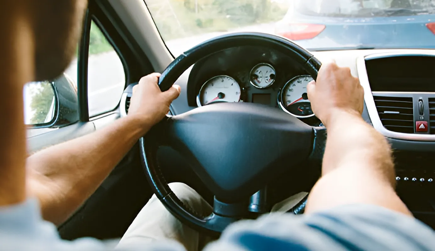 New learner practising with a driving school vancouver instructor